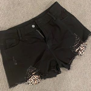 Leopard printed packet black Shiites XL